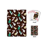 Easter rabbit pattern Playing Cards Single Design (Mini)