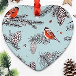 Christmas birds Ornament (Heart)