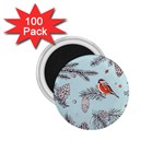 Christmas birds 1.75  Magnets (100 pack) 