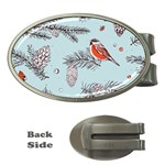 Christmas birds Money Clips (Oval) 