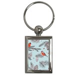 Christmas birds Key Chain (Rectangle)