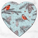 Christmas birds Jigsaw Puzzle (Heart)
