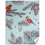 Christmas birds Canvas 12  x 16 