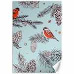 Christmas birds Canvas 12  x 18 