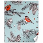 Christmas birds Canvas 16  x 20 