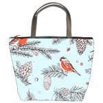 Christmas birds Bucket Bag