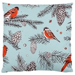 Christmas birds Large Cushion Case (One Side)