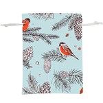 Christmas birds  Lightweight Drawstring Pouch (XL)
