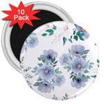 Floral pattern 3  Magnets (10 pack) 