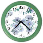 Floral pattern Color Wall Clock