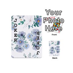 Floral pattern Playing Cards 54 Designs (Mini) from Custom Dropshipper Front - Joker1