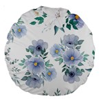 Floral pattern Large 18  Premium Round Cushions