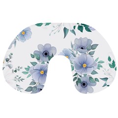 Floral pattern Travel Neck Pillow from Custom Dropshipper Back