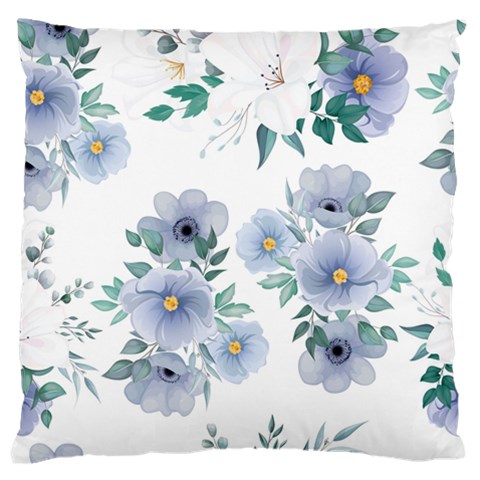 Floral pattern Standard Flano Cushion Case (Two Sides) from Custom Dropshipper Front