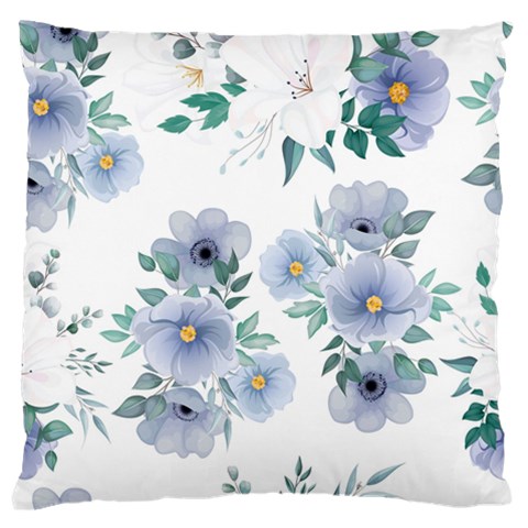 Floral pattern Large Flano Cushion Case (One Side) from Custom Dropshipper Front