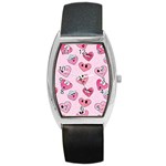 Emoji Heart Barrel Style Metal Watch