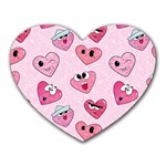 Emoji Heart Heart Mousepads