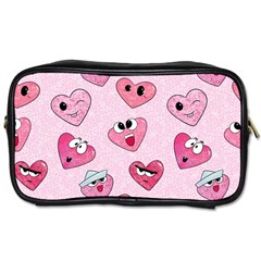 Emoji Heart Toiletries Bag (Two Sides) from Custom Dropshipper Front
