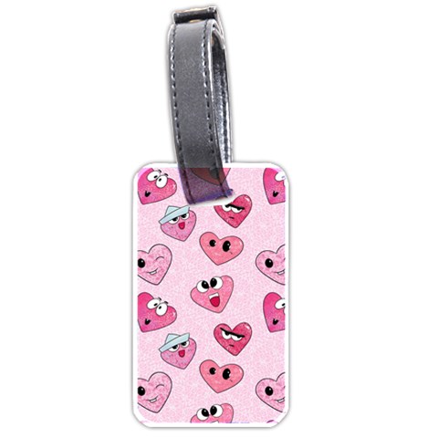 Emoji Heart Luggage Tag (one side) from Custom Dropshipper Front
