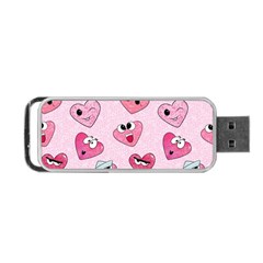 Emoji Heart Portable USB Flash (Two Sides) from Custom Dropshipper Back