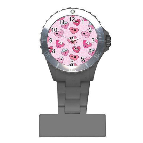 Emoji Heart Plastic Nurses Watch from Custom Dropshipper Front