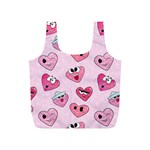 Emoji Heart Full Print Recycle Bag (S)