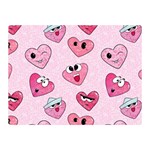 Emoji Heart Double Sided Flano Blanket (Mini) 