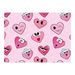 Emoji Heart Double Sided Flano Blanket (Mini) 