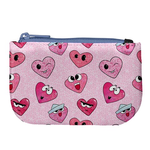 Emoji Heart Large Coin Purse from Custom Dropshipper Front