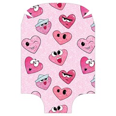 Emoji Heart Luggage Cover (Large) from Custom Dropshipper Front