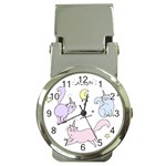  Cute unicorn cats Money Clip Watches