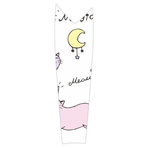 Cute unicorn cats Women s Long Sleeve Raglan Tee from Custom Dropshipper Left Sleeve Side
