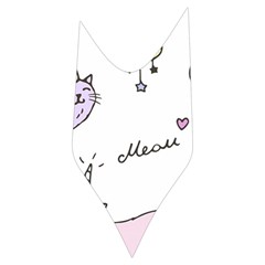 Cute unicorn cats Women s Long Sleeve Raglan Tee from Custom Dropshipper Side Left