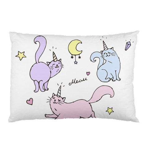 Cute unicorn cats Pillow Case from Custom Dropshipper 26.62 x18.9  Pillow Case
