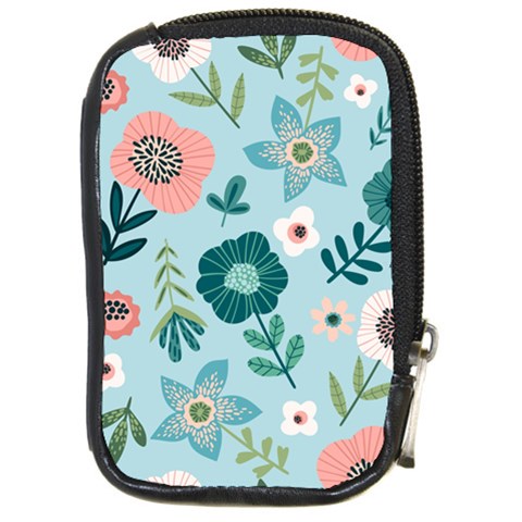 Flower Compact Camera Leather Case from Custom Dropshipper Front