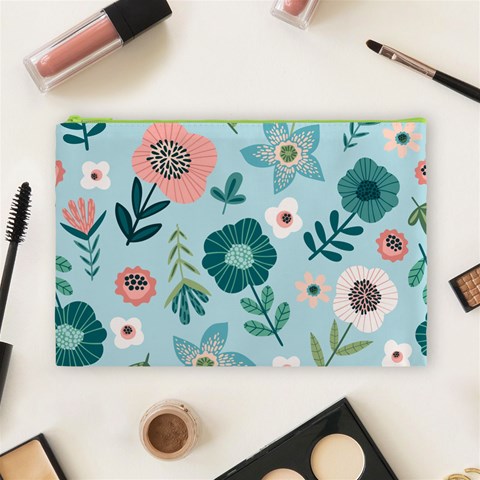Flower Cosmetic Bag (Large) from Custom Dropshipper Front