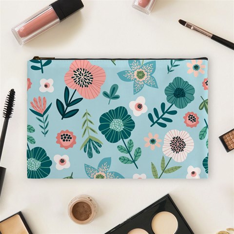 Flower Cosmetic Bag (Large) from Custom Dropshipper Front