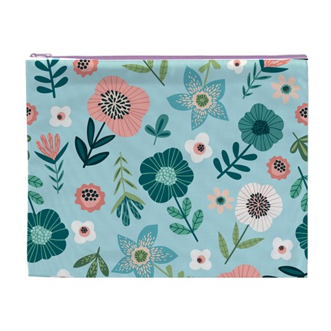 Flower Cosmetic Bag (XL) from Custom Dropshipper Front