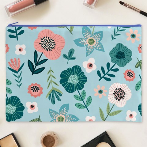 Flower Cosmetic Bag (XXXL) from Custom Dropshipper Front