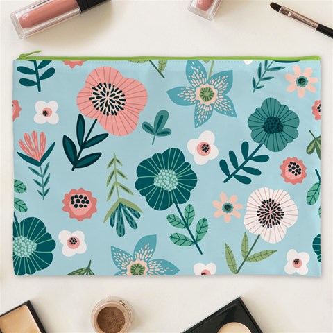 Flower Cosmetic Bag (XXXL) from Custom Dropshipper Front