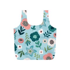 Flower Full Print Recycle Bag (S) from Custom Dropshipper Front