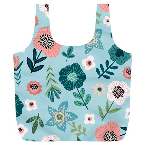 Flower Full Print Recycle Bag (XL) from Custom Dropshipper Front