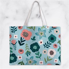 Flower Zipper Mini Tote Bag from Custom Dropshipper Front