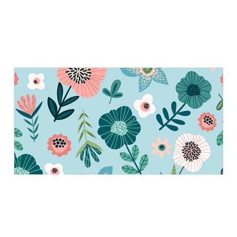 Flower Satin Wrap from Custom Dropshipper Front