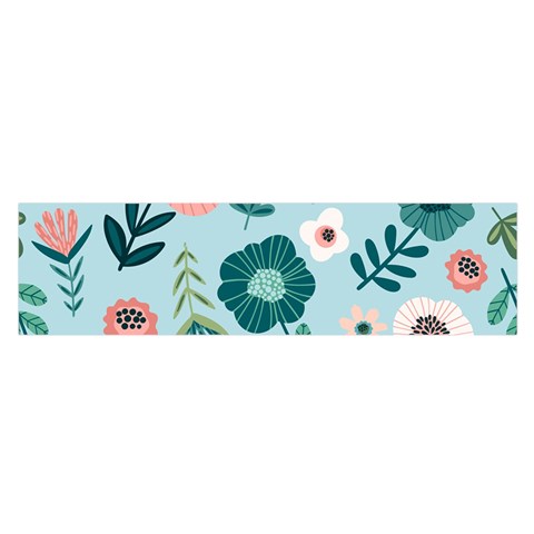 Flower Satin Scarf (Oblong) from Custom Dropshipper Front
