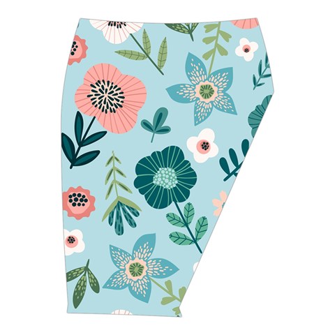 Flower Midi Wrap Pencil Skirt from Custom Dropshipper  Front Right 