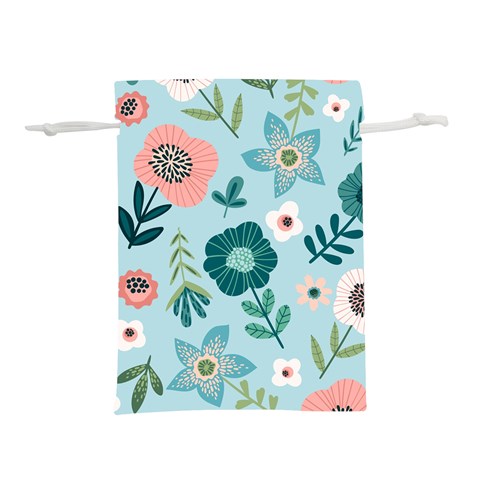 Flower Lightweight Drawstring Pouch (S) from Custom Dropshipper Front