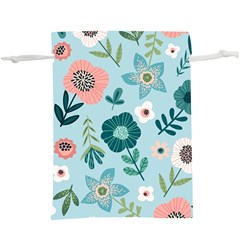 Flower  Lightweight Drawstring Pouch (XL) from Custom Dropshipper Front