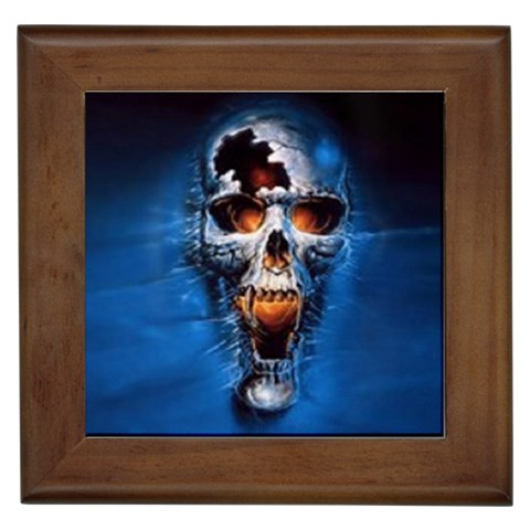skull Framed Tile from Custom Dropshipper Front
