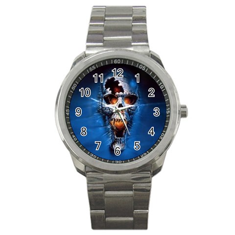 skull Sport Metal Watch from Custom Dropshipper Front